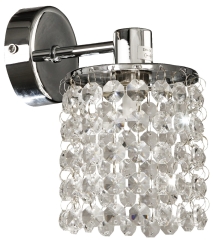 Lampa Kinkiet G9 Chrom Kryształki KI