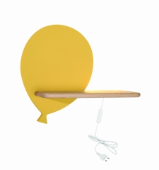 Lampa Kinkiet 4W LED 4000K Dla dzieci z wtyczką Złoty