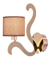 Lampa Kinkiet E14 6W LED MIEDZIANY