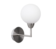 Logos Lampa Kinkiet Satyna 2 G9 Klosz Biały