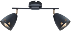 Lampa Sufitowa Żyrandol Listwa E14 Czarny