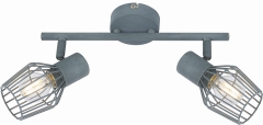 Lampa Sufitowa Żyrandol Listwa E14 Szary