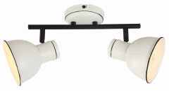 Lampa Sufitowa Żyrandol Listwa E14 BIAŁ?Y Czarny