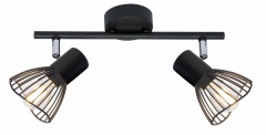 Lampa Sufitowa Żyrandol Listwa E14 Czarny