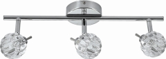 Lampa Sufitowa Żyrandol Listwa G9 Chrom