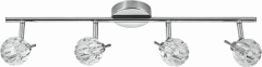 Lampa Sufitowa Żyrandol Listwa G9 Chrom