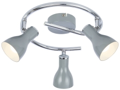 Lampa Sufitowa Żyrandol E14 Szary