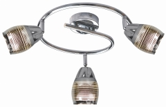 Lampa Sufitowa Żyrandol E14 LED Chrom