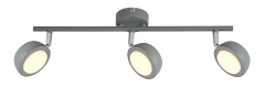 Lampa Sufitowa Żyrandol Listwa 6W LED Szary 3000K