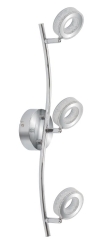 Lampa Sufitowa Żyrandol Listwa LED Chrom 3000K