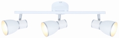 Lampa Sufitowa Żyrandol Listwa E14 Biały Chrom