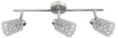 Lampa Sufitowa Żyrandol Listwa G9 Chrom