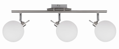 Lampa Sufitowa Żyrandol SATYNOWY G9 Klosz Biały