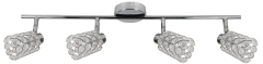 Lampa Sufitowa Żyrandol Listwa G9 Chrom