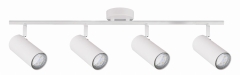 Lampa Sufitowa Żyrandol Biały GU10 Klosz Biały