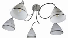 Lampa Sufitowa Żyrandol E14 Chrom