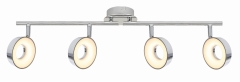 Lampa Sufitowa Żyrandol Listwa 4W LED Chrom 3000K