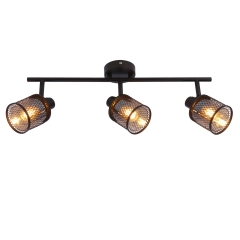 Lampa Sufitowa Żyrandol Kawowe Złoto E14 Klosz BURSZTYNOWY