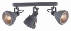 Lampa Sufitowa Żyrandol Listwa E14 Szary