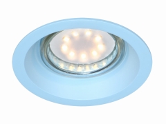 Oczko sufitowe Lampa Sufitowa Żyrandol kolor Niebieska Aluminiowa