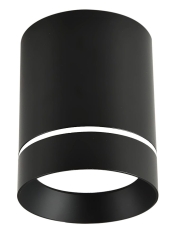 Lampa Sufitowa Żyrandol Tuba GU10 Czarny
