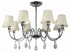 Żyrandol Lampa Wisząca Żyrandol E14 Chrom