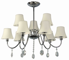 Żyrandol Lampa Wisząca Żyrandol E14 Chrom