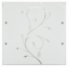 Lampa Sufitowa Żyrandol Plafon 30X30 E27 Kryształki KI