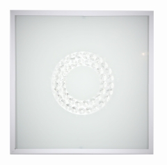 Lampa Sufitowa Żyrandol Plafon 16W LED 4000K Biały Mały Ring