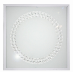Lampa Sufitowa Żyrandol Plafon 16W LED 6500K Biały Duży Ring