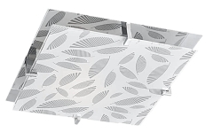 Lampa Sufitowa Żyrandol Plafon 30X30 E27 Chrom