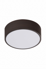 Lampa Sufitowa Żyrandol Plafon LED 6500 K METAL WENGE 250X80MM