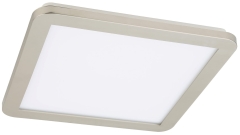 Lampa Sufitowa Żyrandol Plafon LED IP44 Satyna Biały 3000K