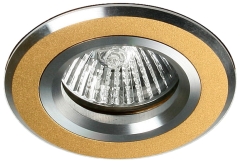 Oprawa Stropowa Wpuszczana SA-04 Złoto Aluminium