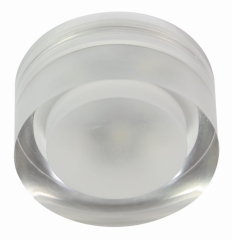 Oprawa Stropowa Wpuszczana Stała Okrągła SAK-01LED LED 230V SZKŁO AKRYLOWE TRANSP