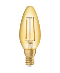 ŻARÓWKA LED E14 1,5W 120LM 2400K VINTAGE B12 ŚWIECA OSRAM