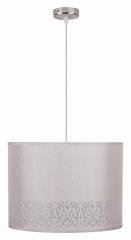 Lampa Wisząca Żyrandol 33 E27 Kremowy ABAŻUR 77-19441 Z ZAWIESIEM 85-10608