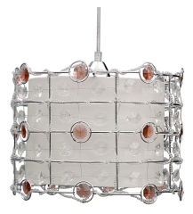 Lampa Wisząca Żyrandol E27 Bursztynowy 85-10523