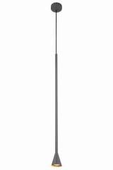 Lampa Wisząca Żyrandol Szary
