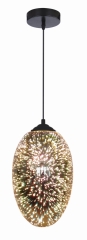 Lampa Wisząca Żyrandol E27 3D