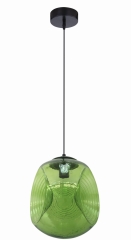 Lampa Wisząca Żyrandol 28 E27 Zielony