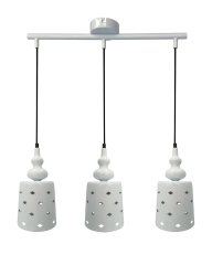 Lampa Wisząca Żyrandol E27 Biały