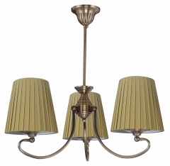 Lampa Wisząca Żyrandol E27 Patynowa Miedź Miedziana Miodowy