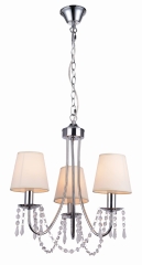 Lampa Wisząca Żyrandol E14 BEŻOWY
