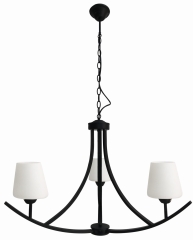 Lampa Wisząca Żyrandol E27 Czarny