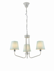 Lampa Wisząca Żyrandol Biały Niebieska