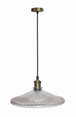 Lampa Wisząca Żyrandol 300mm Bezbarwny Patyna