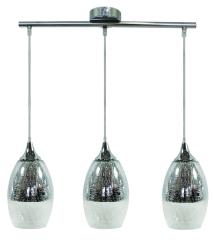 Lampa Wisząca Żyrandol E27 Srebrny