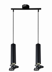Tuba  Lampa Wisząca Żyrandol GU10 6 Czarny