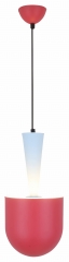 Lampa Wisząca Żyrandol Niebieska Czerwony